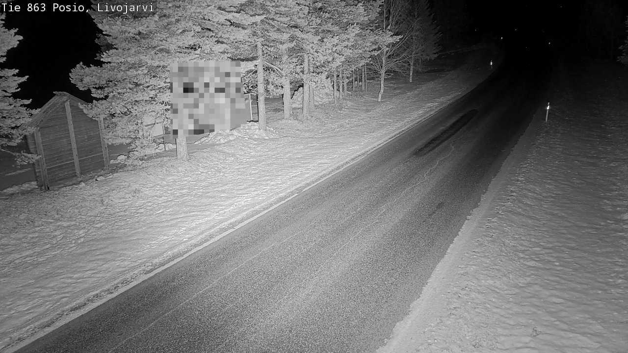 Kelikamerat Kuva Tie 863 Livojärvi, Posio, Lappi