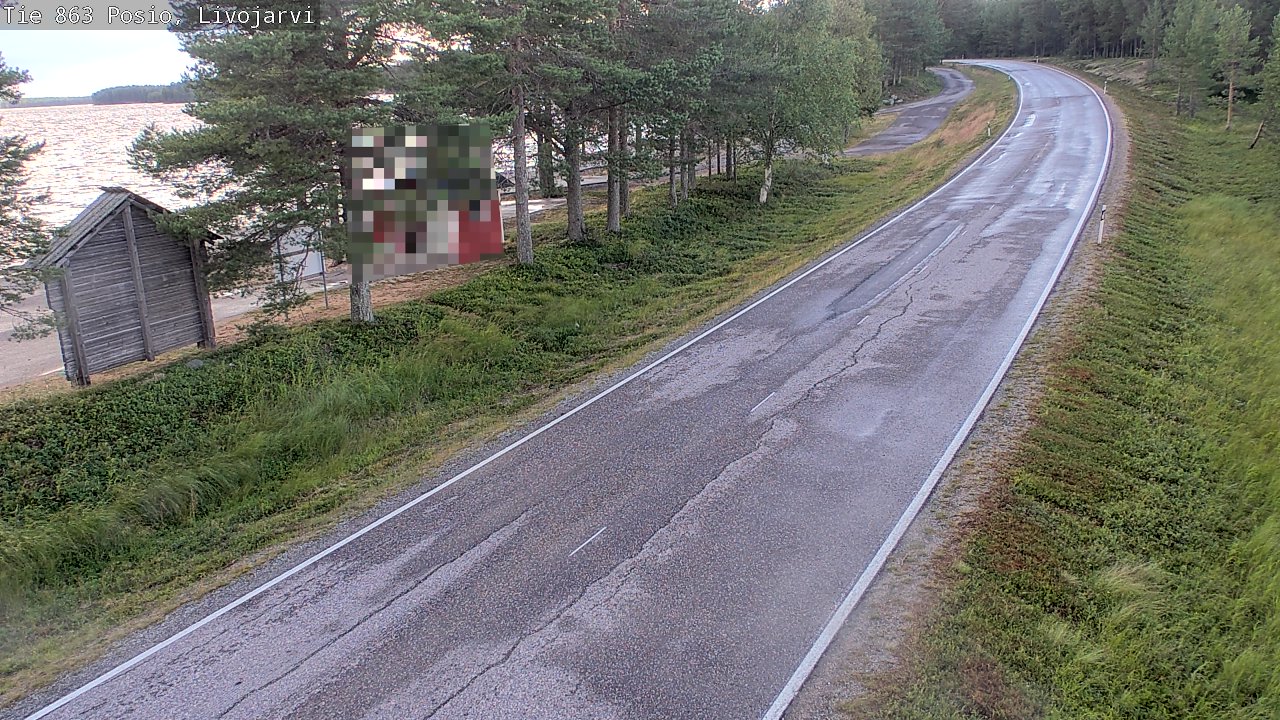 Kelikamerat Kuva Tie 863 Livojärvi, Posio, Lappi