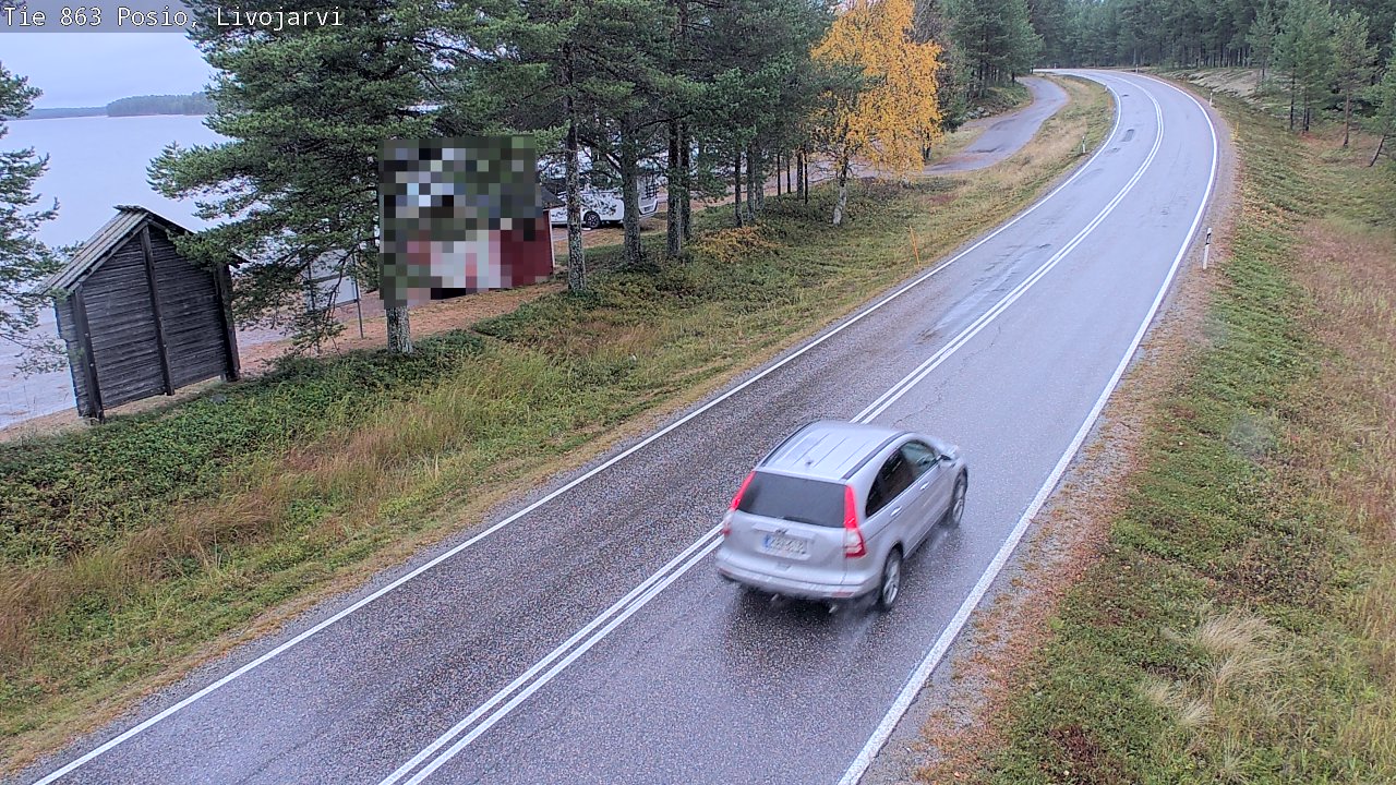 Kelikamerat Kuva Tie 863 Livojärvi, Posio, Lappi