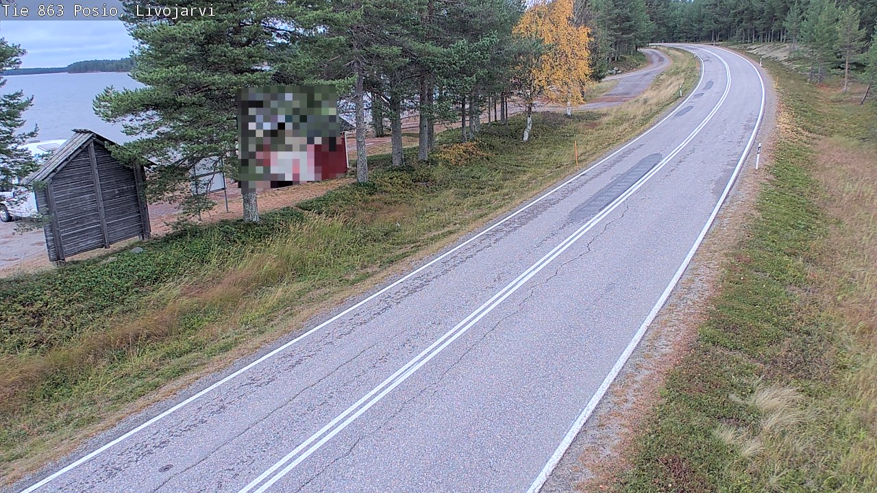 Kelikamerat Kuva Tie 863 Livojärvi, Posio, Lappi