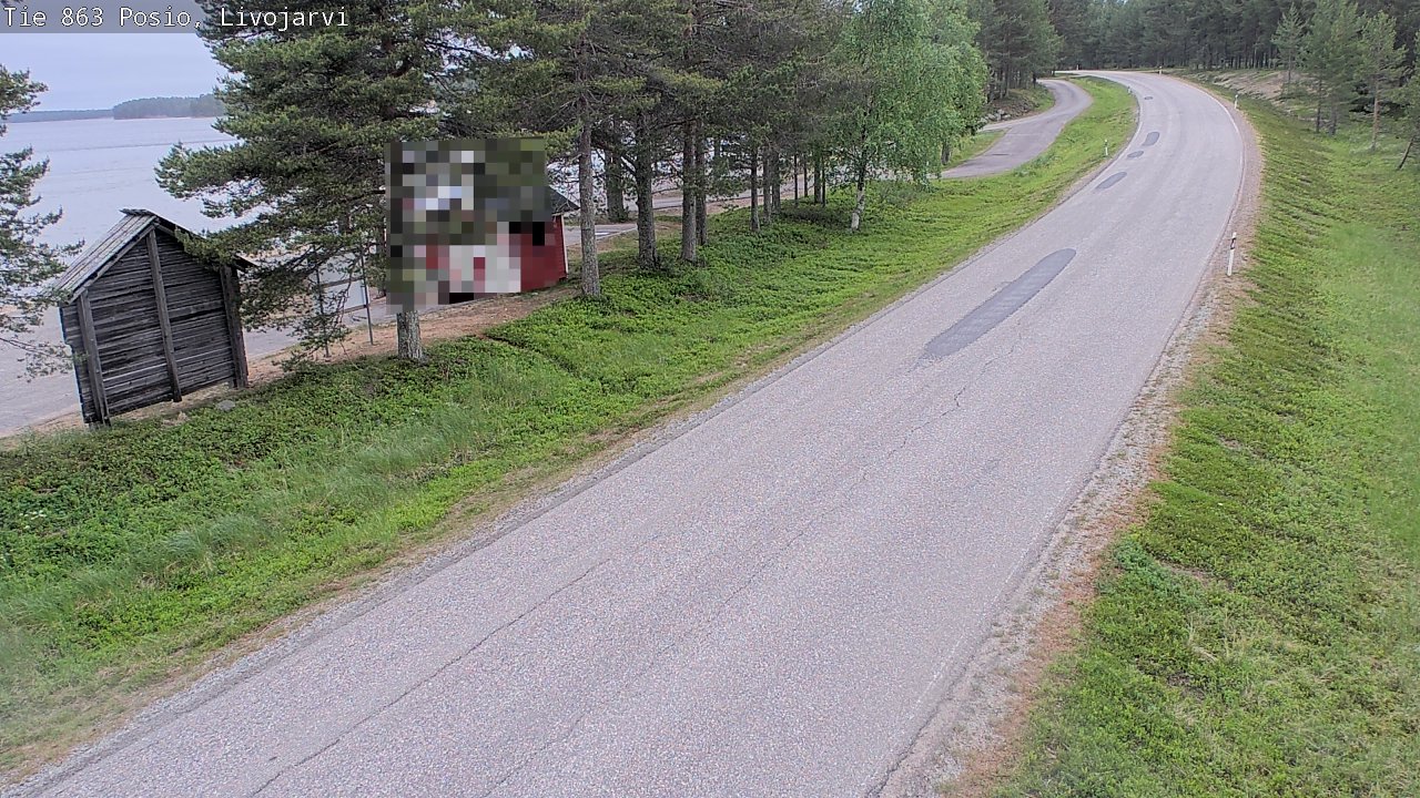 Weather Camera Image Road 863 Livojärvi, Posio, Lappi