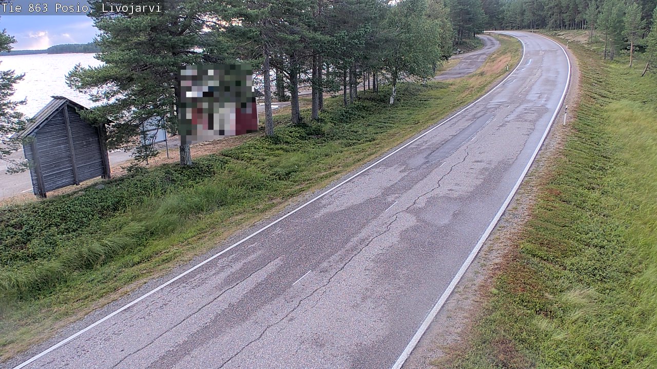 Kelikamerat Kuva Tie 863 Livojärvi, Posio, Lappi