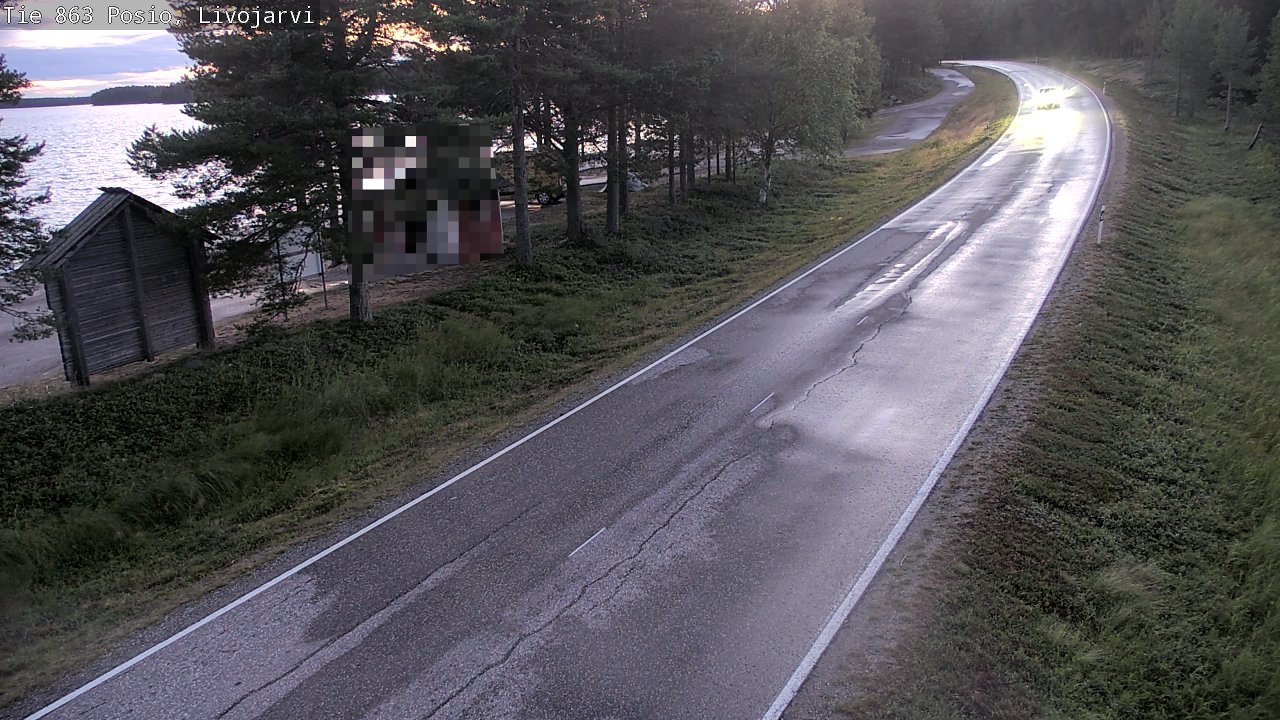 Kelikamerat Kuva Tie 863 Livojärvi, Posio, Lappi