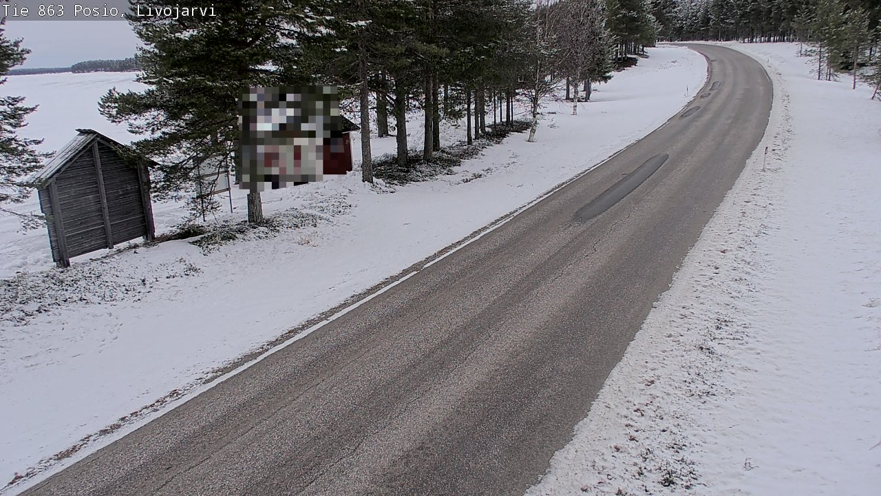 Kelikamerat Kuva Tie 863 Livojärvi, Posio, Lappi