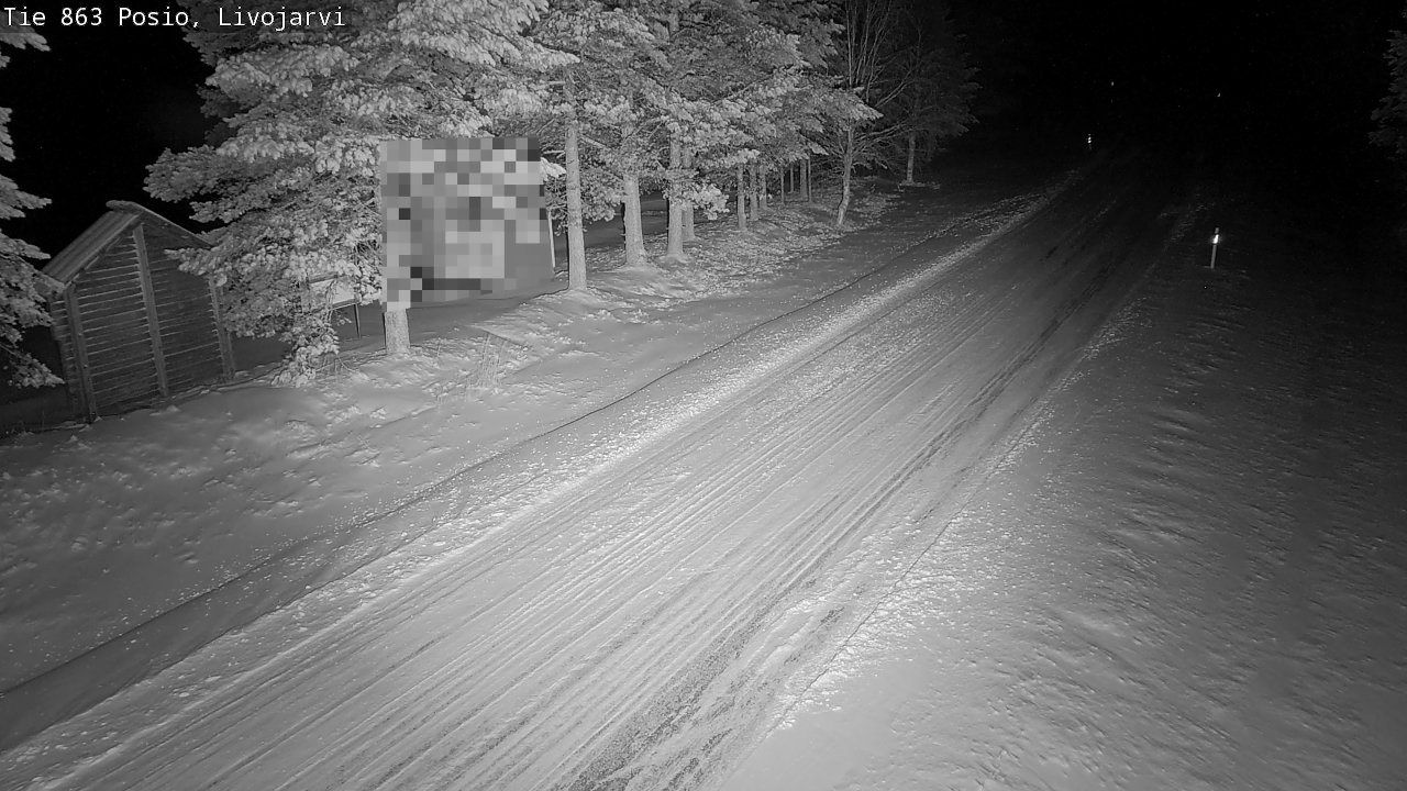 Kelikamerat Kuva Tie 863 Livojärvi, Posio, Lappi