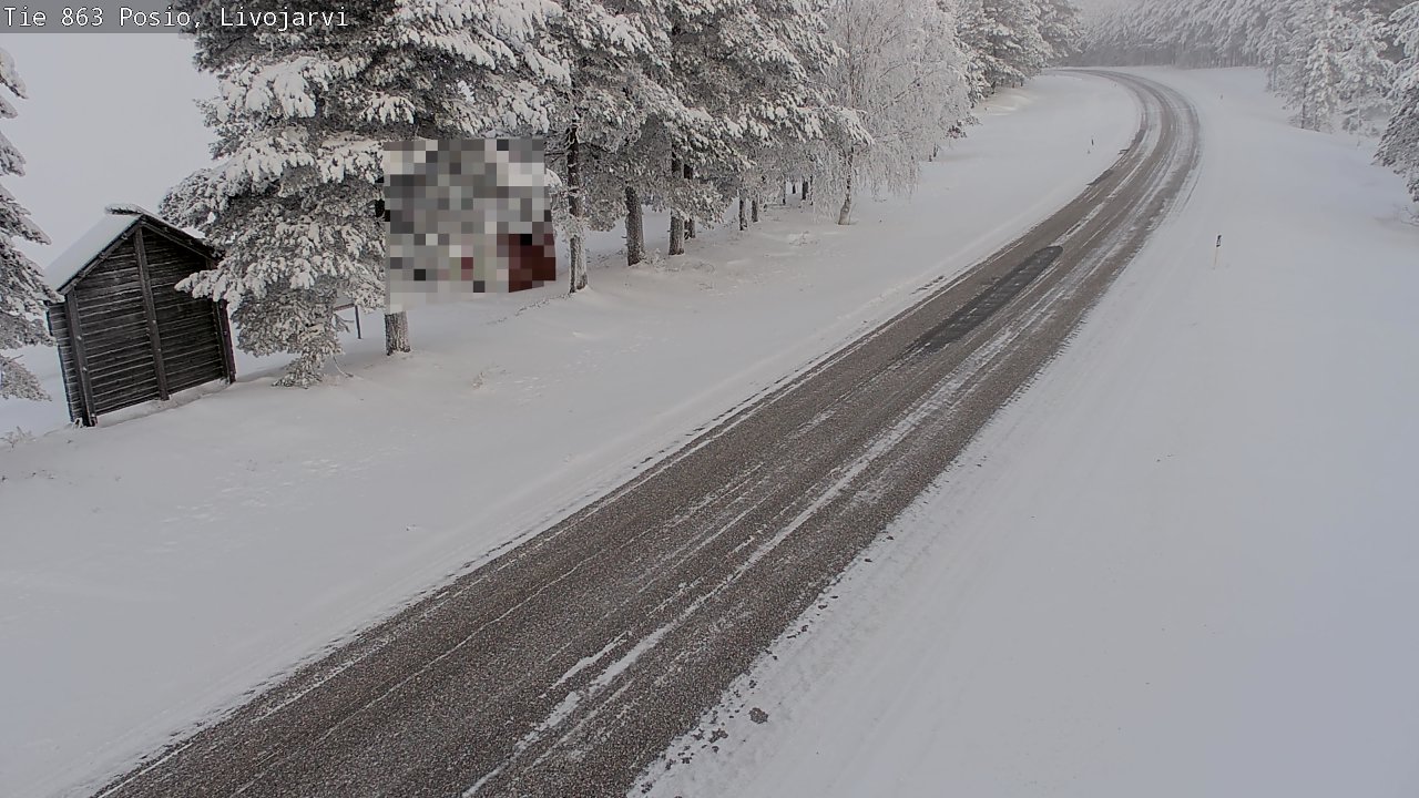 Kelikamerat Kuva Tie 863 Livojärvi, Posio, Lappi