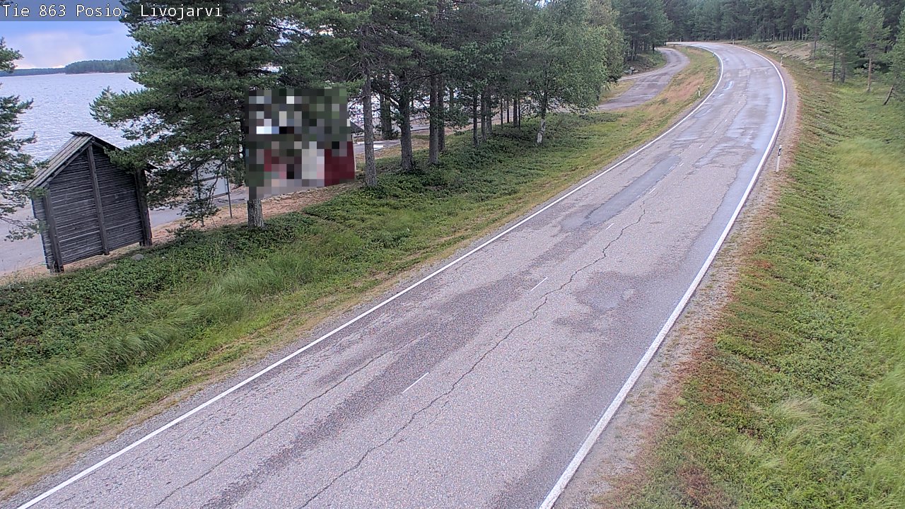 Kelikamerat Kuva Tie 863 Livojärvi, Posio, Lappi