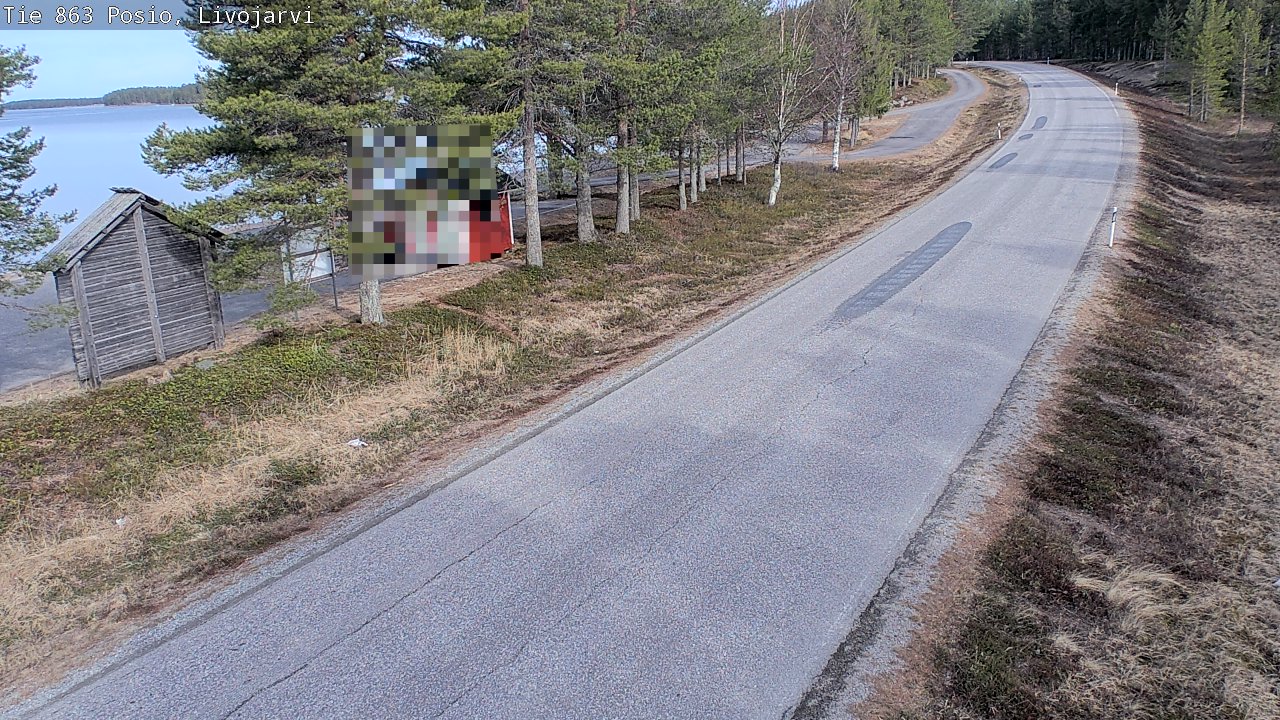 Weather Camera Image Väg 863 Livojärvi, Posio, Lappi