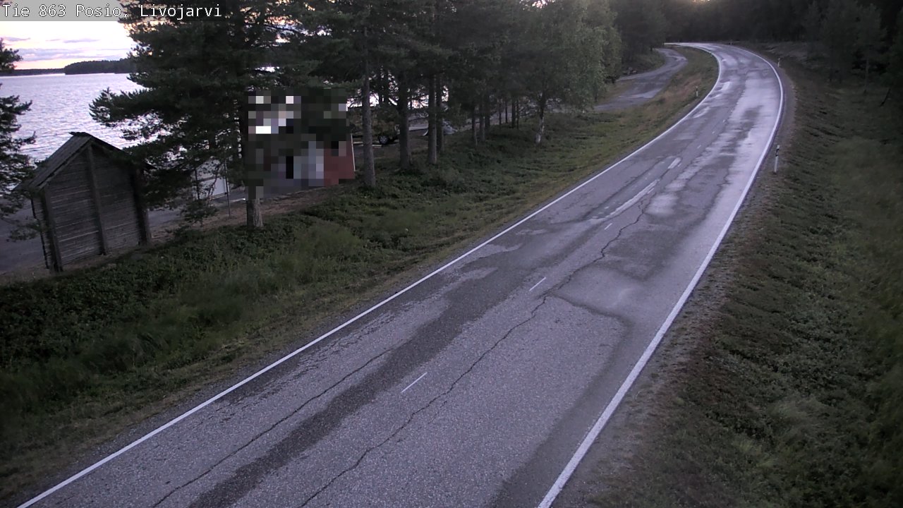 Kelikamerat Kuva Tie 863 Livojärvi, Posio, Lappi