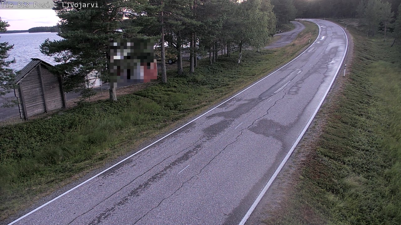 Kelikamerat Kuva Tie 863 Livojärvi, Posio, Lappi