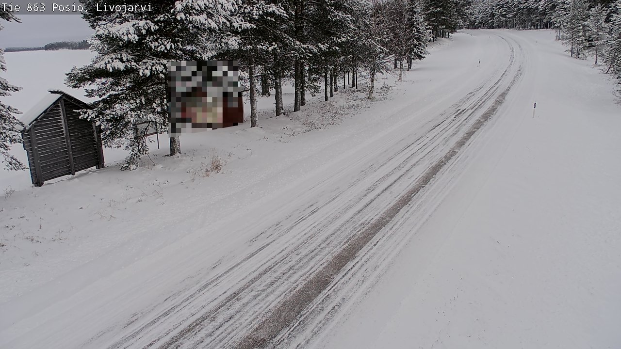 Kelikamerat Kuva Tie 863 Livojärvi, Posio, Lappi