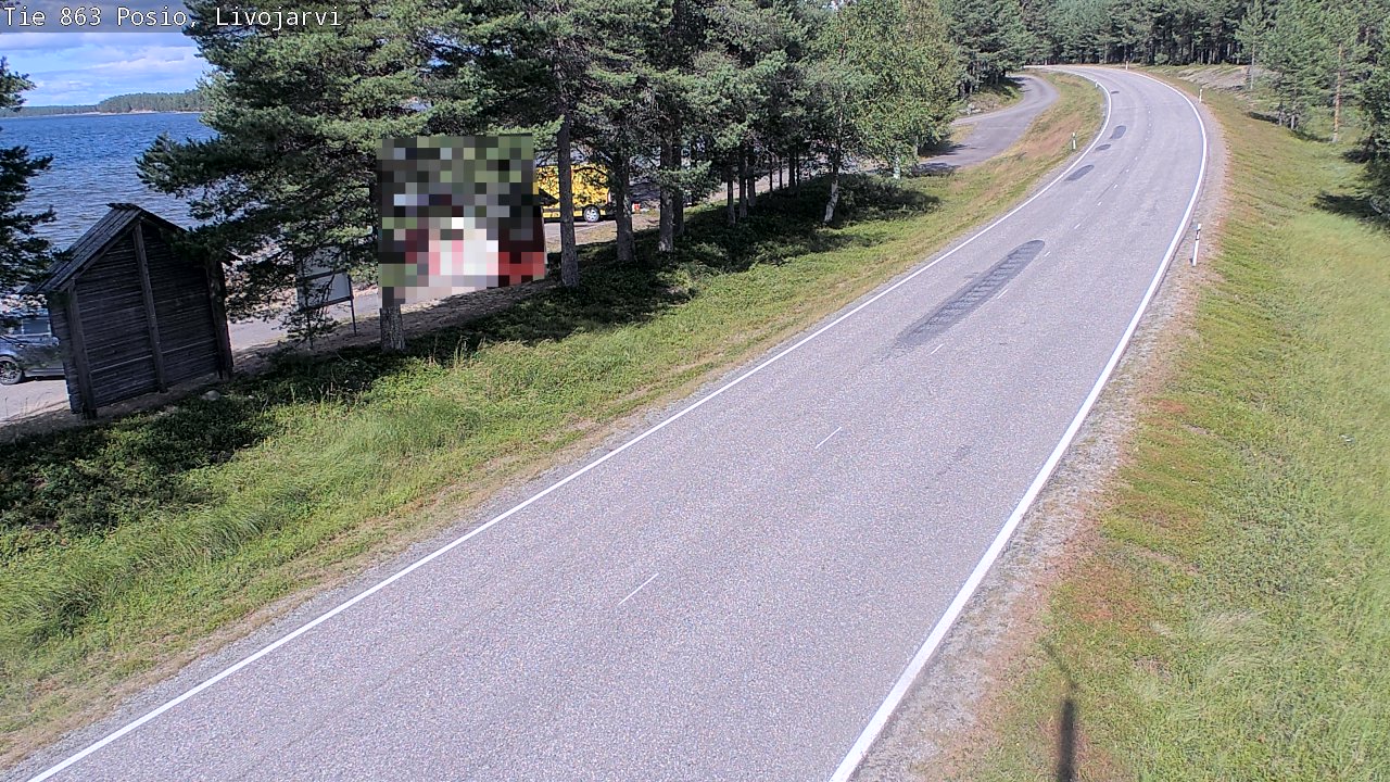 Kelikamerat Kuva Tie 863 Livojärvi, Posio, Lappi