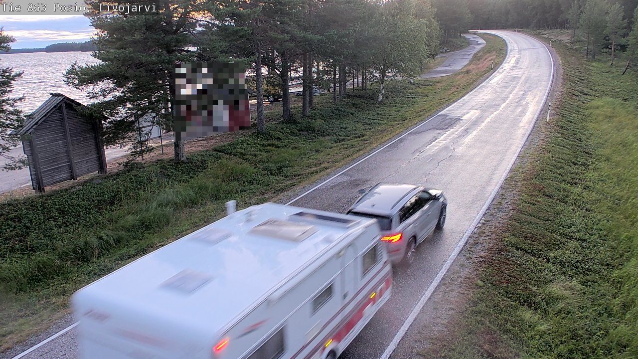 Kelikamerat Kuva Tie 863 Livojärvi, Posio, Lappi