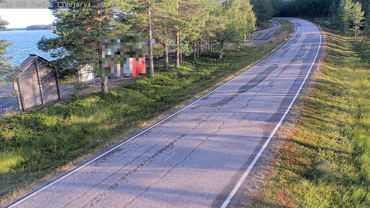 Kelikamerat Kuva Tie 863 Livojärvi, Posio, Lappi
