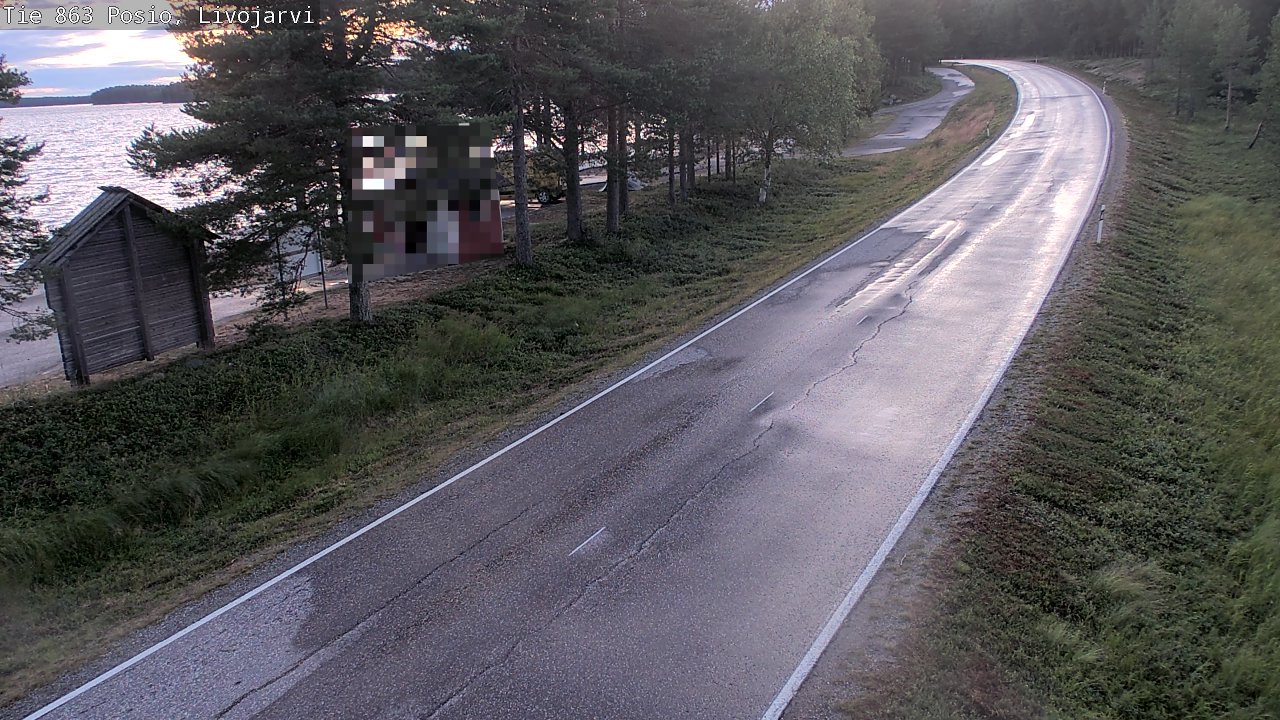 Kelikamerat Kuva Tie 863 Livojärvi, Posio, Lappi