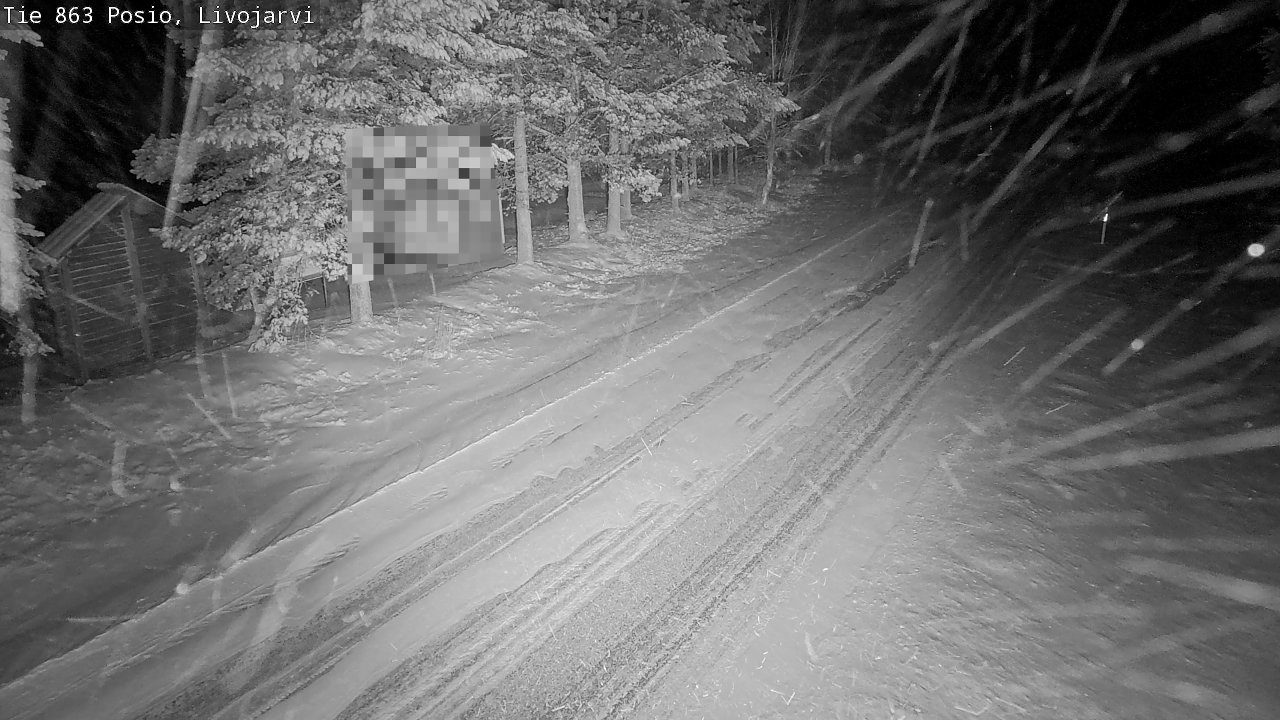 Kelikamerat Kuva Tie 863 Livojärvi, Posio, Lappi