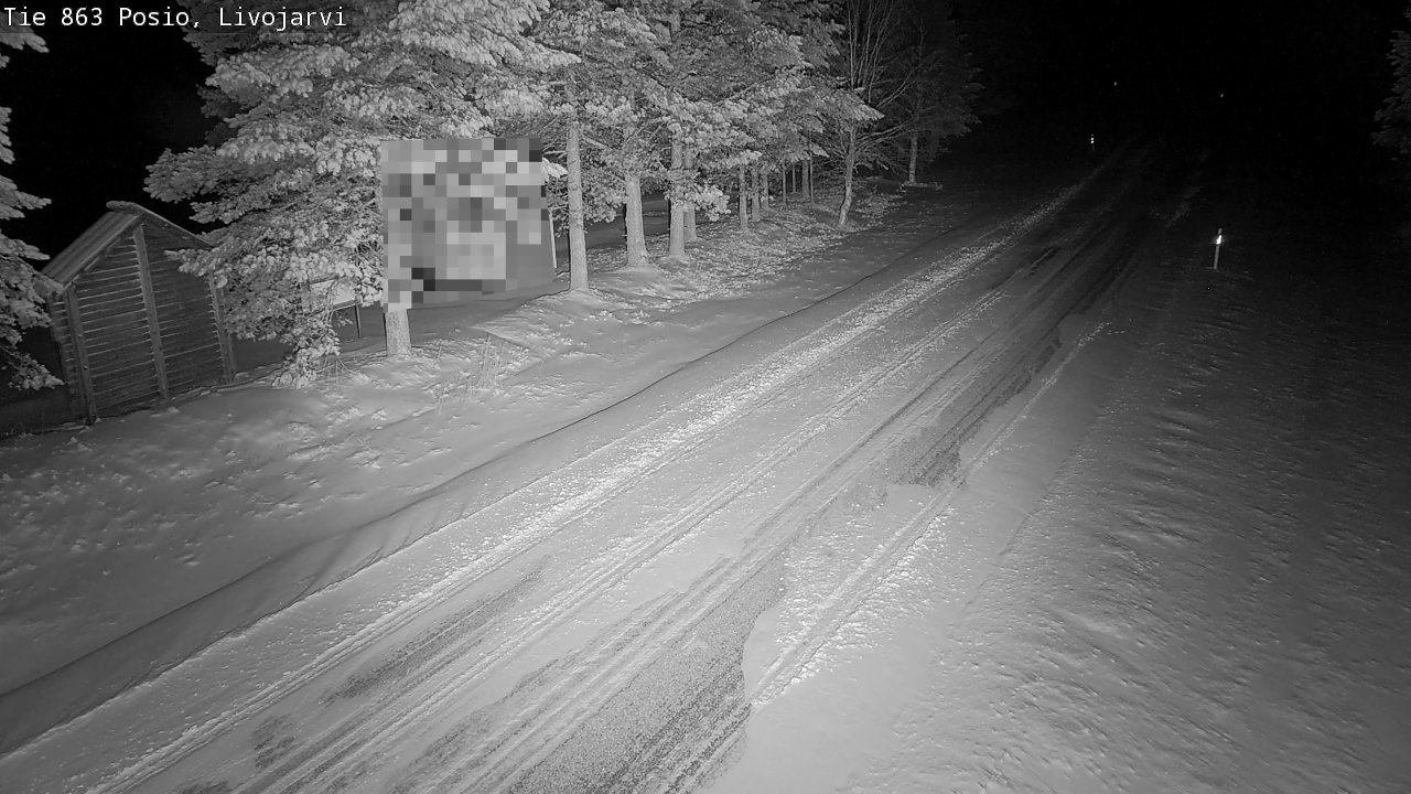 Kelikamerat Kuva Tie 863 Livojärvi, Posio, Lappi