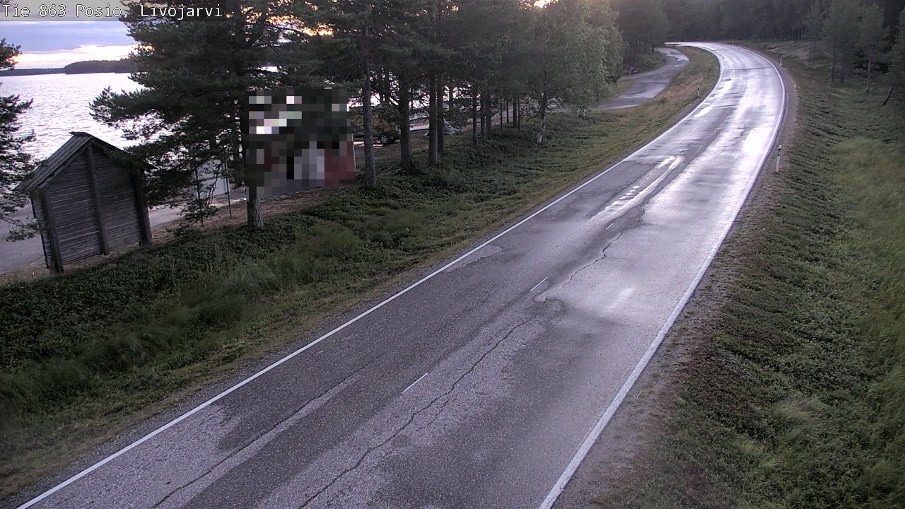 Kelikamerat Kuva Tie 863 Livojärvi, Posio, Lappi