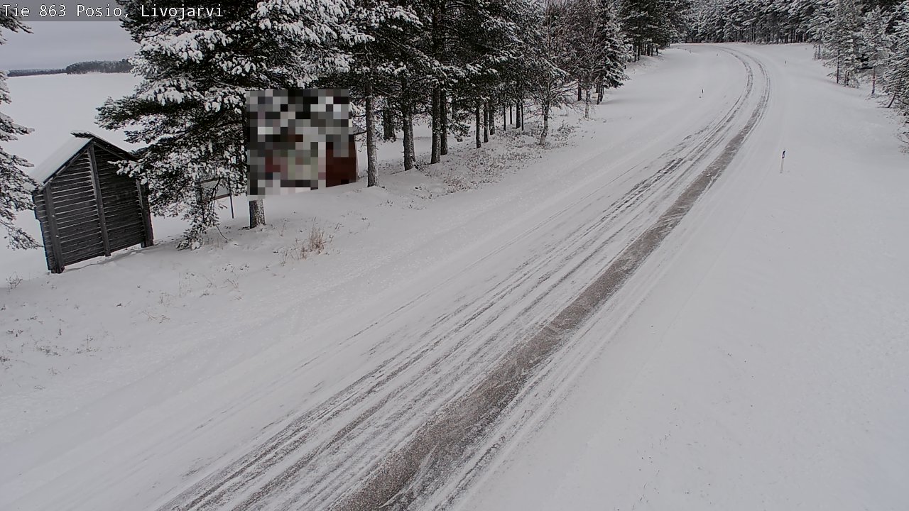 Kelikamerat Kuva Tie 863 Livojärvi, Posio, Lappi