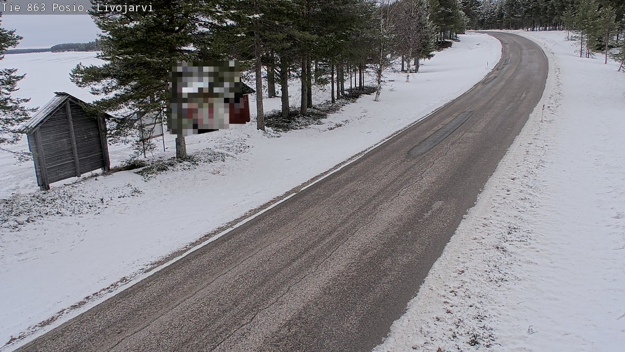 Kelikamerat Kuva Tie 863 Livojärvi, Posio, Lappi