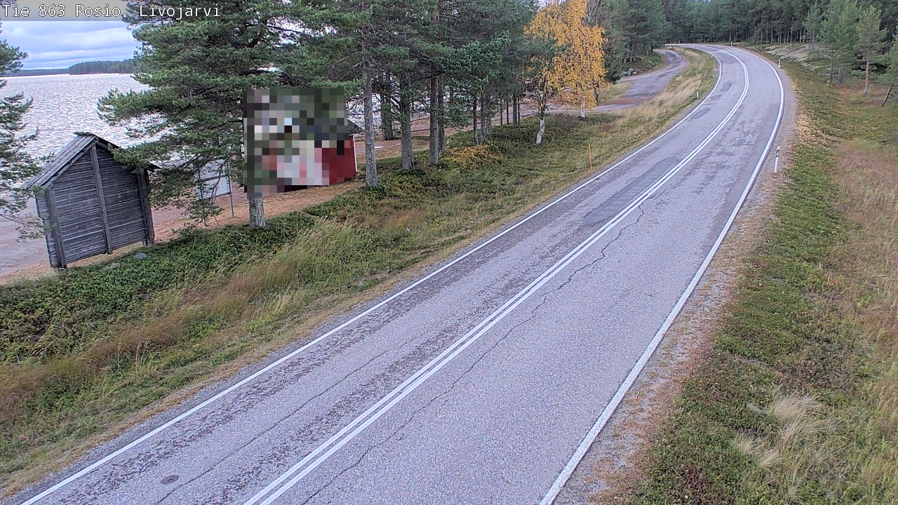 Kelikamerat Kuva Tie 863 Livojärvi, Posio, Lappi
