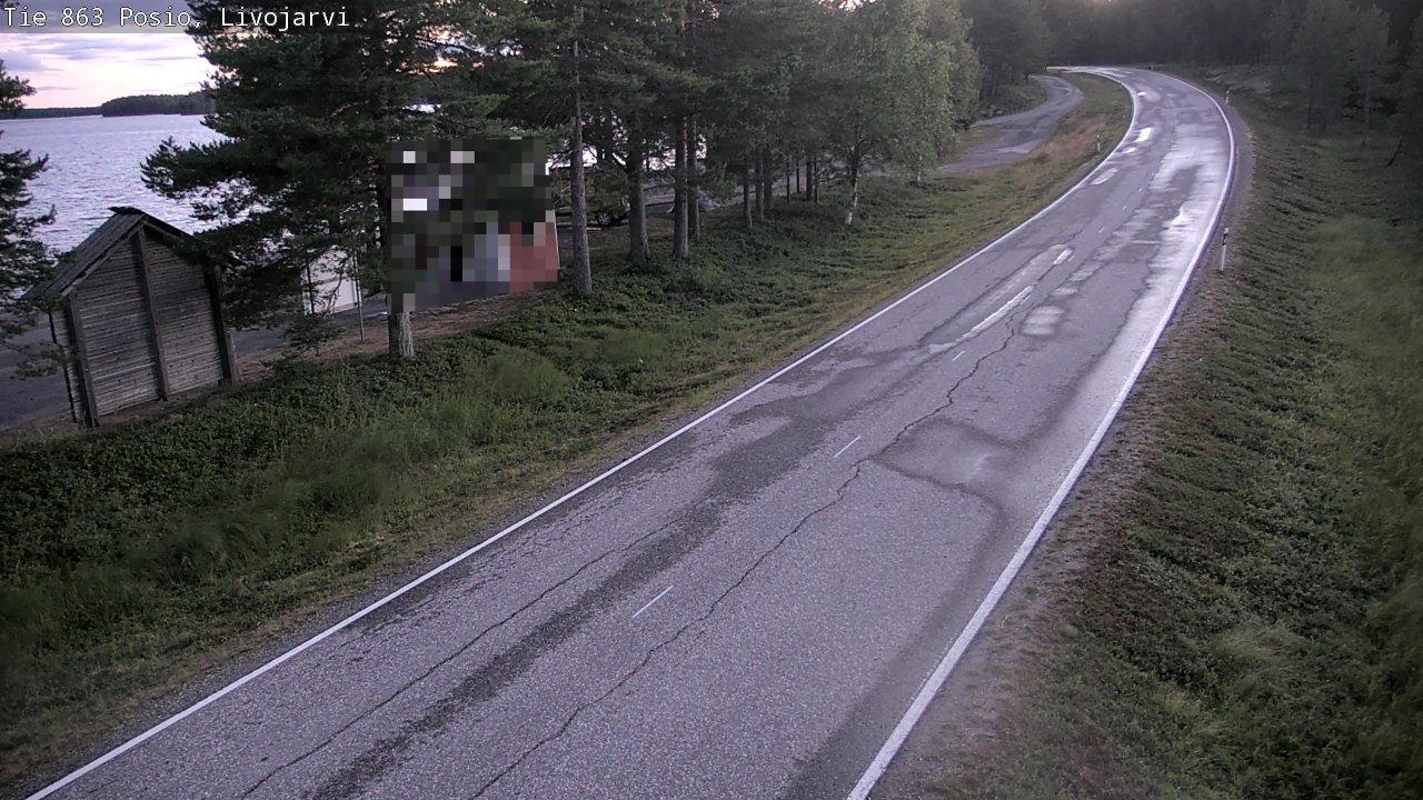 Kelikamerat Kuva Tie 863 Livojärvi, Posio, Lappi