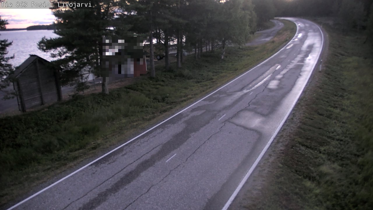 Kelikamerat Kuva Tie 863 Livojärvi, Posio, Lappi