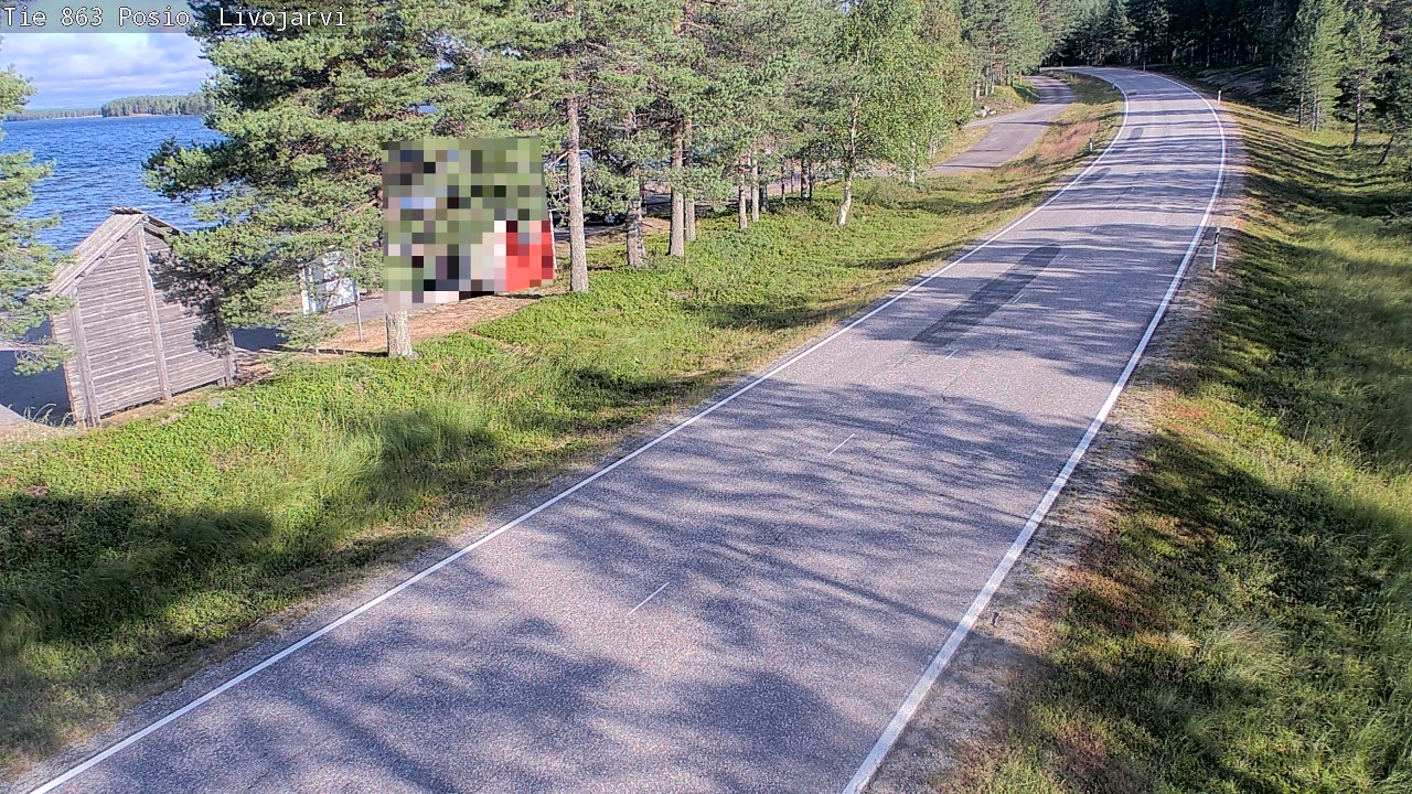 Kelikamerat Kuva Tie 863 Livojärvi, Posio, Lappi