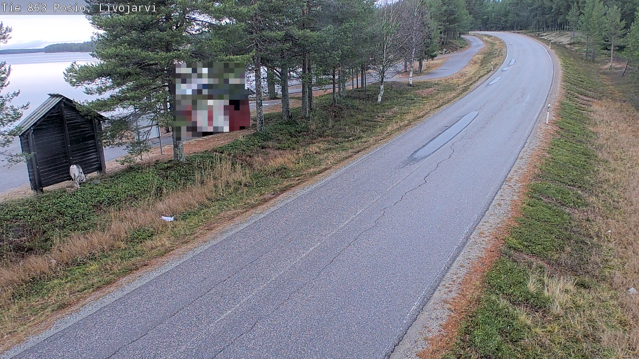 Kelikamerat Kuva Tie 863 Livojärvi, Posio, Lappi