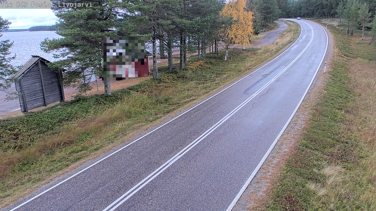 Kelikamerat Kuva Tie 863 Livojärvi, Posio, Lappi