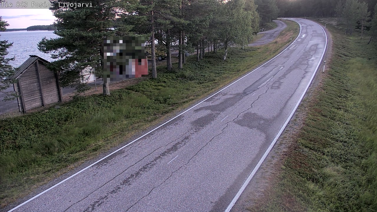 Kelikamerat Kuva Tie 863 Livojärvi, Posio, Lappi