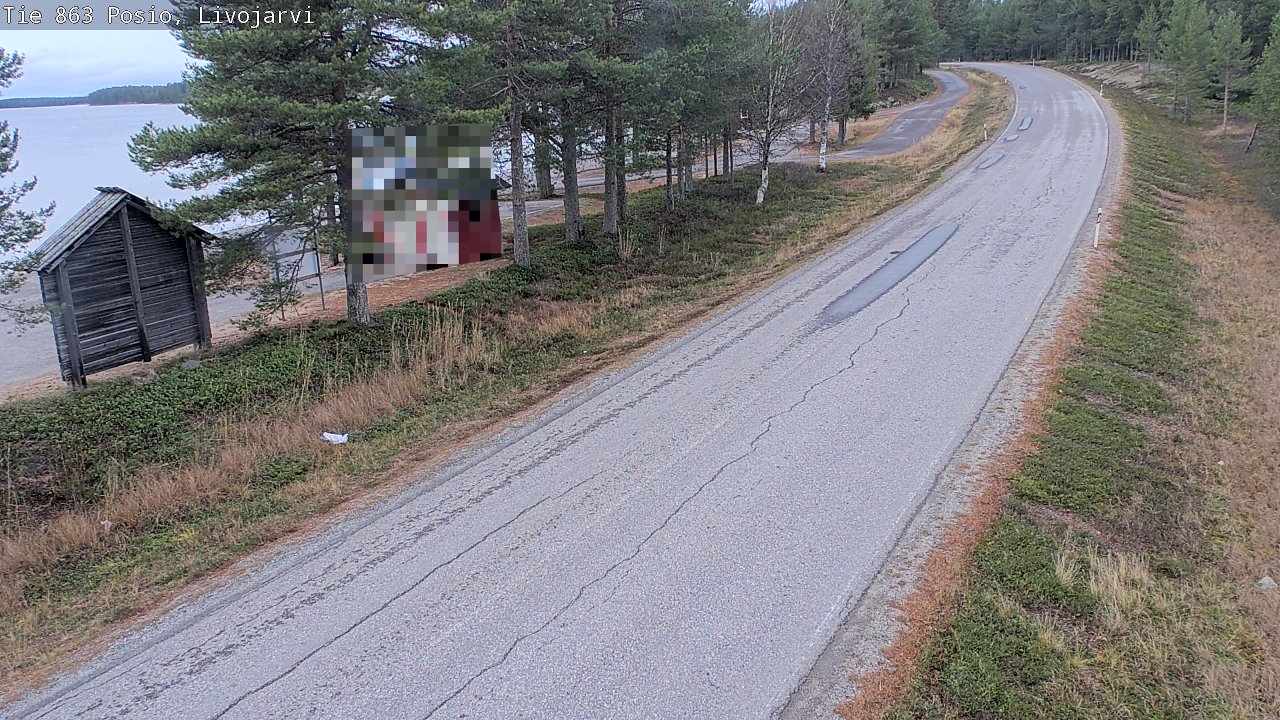 Kelikamerat Kuva Tie 863 Livojärvi, Posio, Lappi