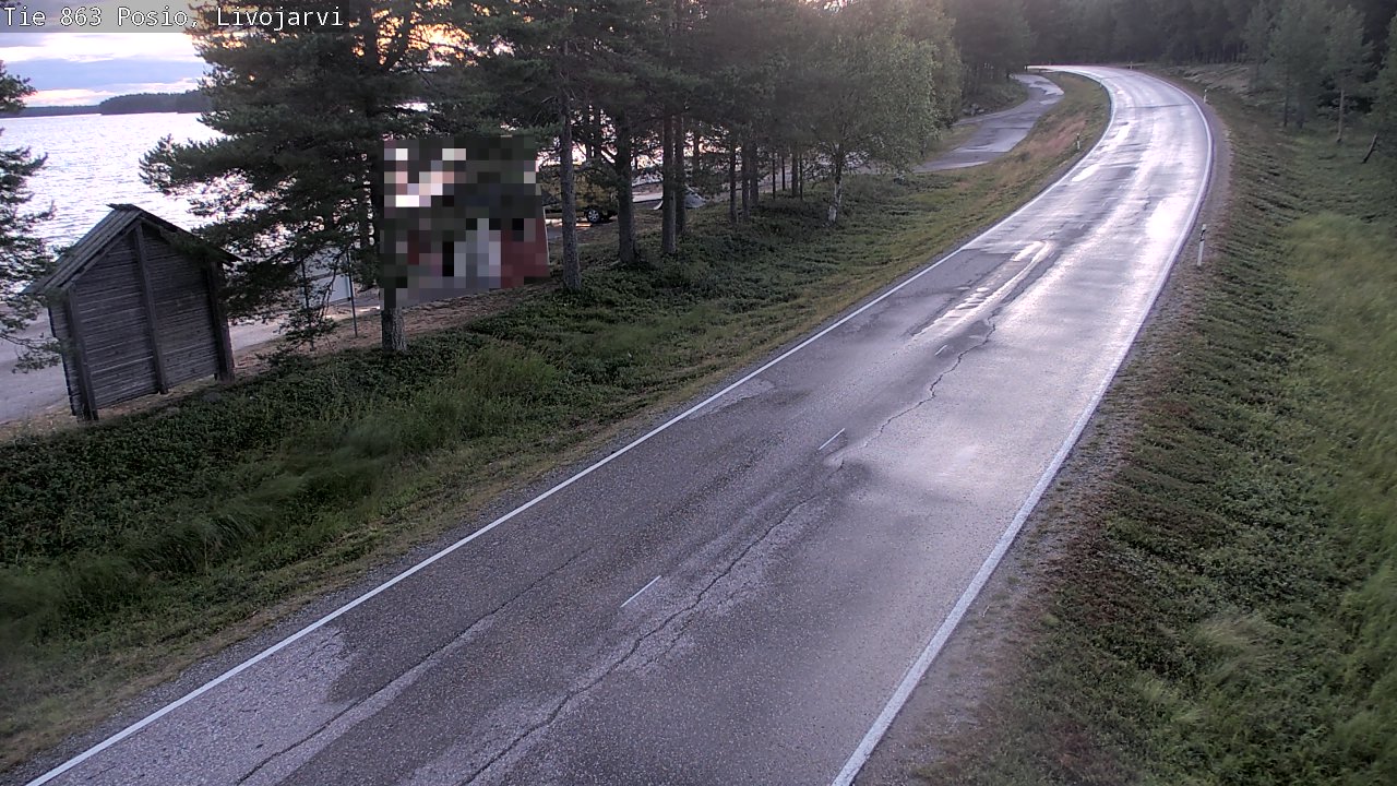 Kelikamerat Kuva Tie 863 Livojärvi, Posio, Lappi