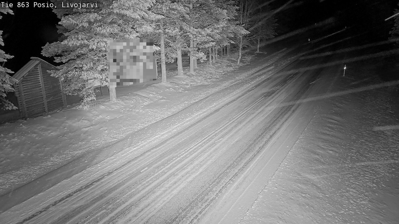 Kelikamerat Kuva Tie 863 Livojärvi, Posio, Lappi