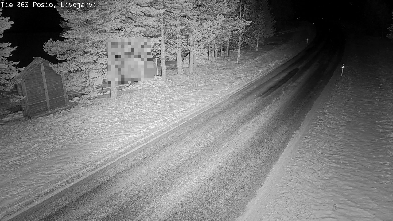 Kelikamerat Kuva Tie 863 Livojärvi, Posio, Lappi