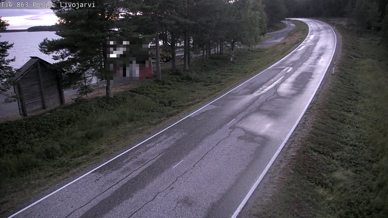 Kelikamerat Kuva Tie 863 Livojärvi, Posio, Lappi
