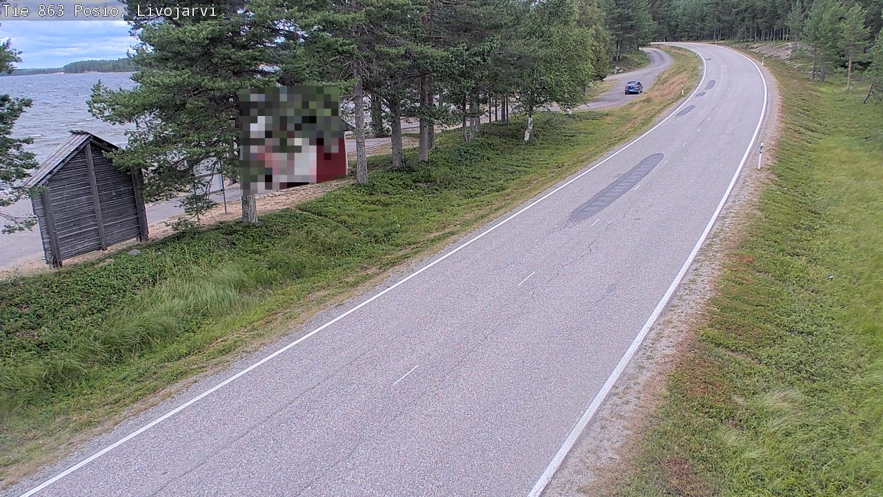 Kelikamerat Kuva Tie 863 Livojärvi, Posio, Lappi