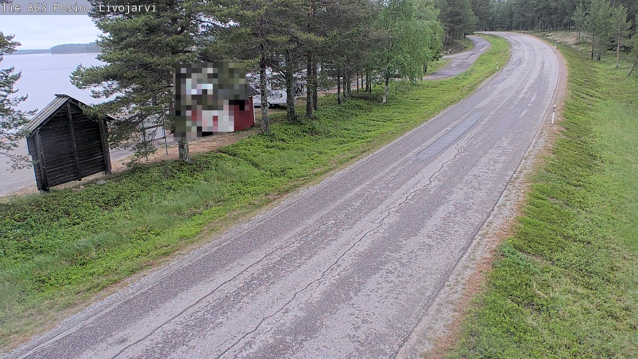 Kelikamerat Kuva Tie 863 Livojärvi, Posio, Lappi