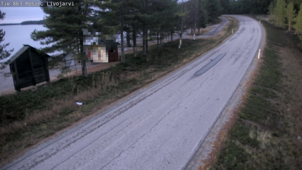 Kelikamerat Kuva Tie 863 Livojärvi, Posio, Lappi