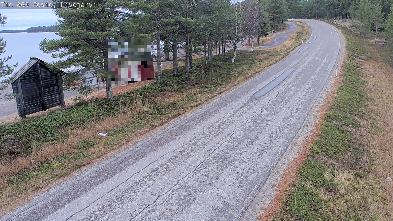 Kelikamerat Kuva Tie 863 Livojärvi, Posio, Lappi