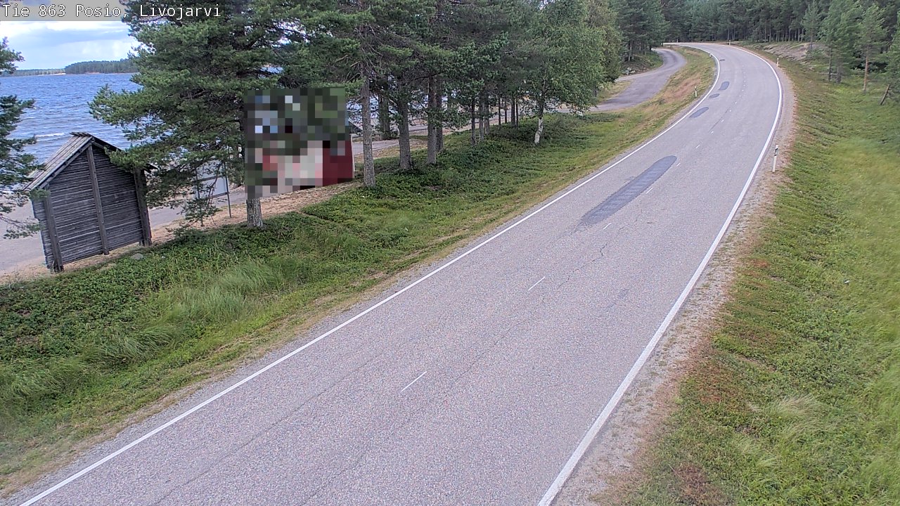 Kelikamerat Kuva Tie 863 Livojärvi, Posio, Lappi