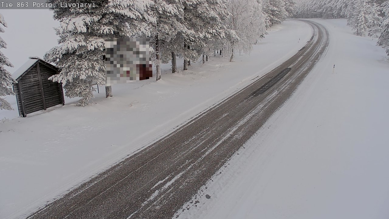 Kelikamerat Kuva Tie 863 Livojärvi, Posio, Lappi
