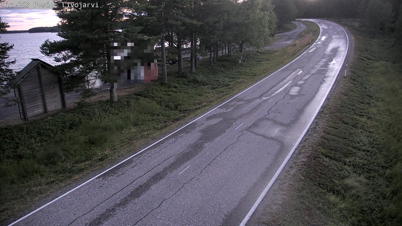 Kelikamerat Kuva Tie 863 Livojärvi, Posio, Lappi
