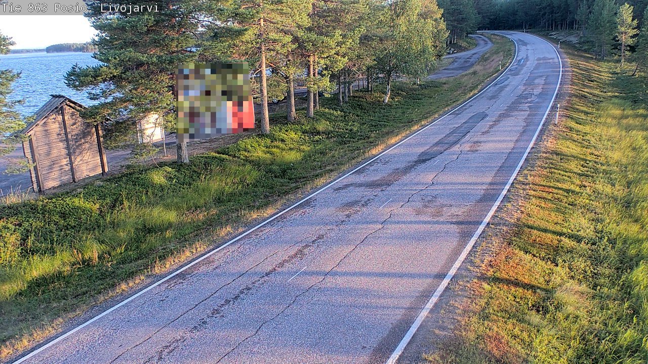 Kelikamerat Kuva Tie 863 Livojärvi, Posio, Lappi