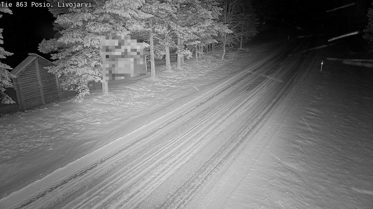 Kelikamerat Kuva Tie 863 Livojärvi, Posio, Lappi