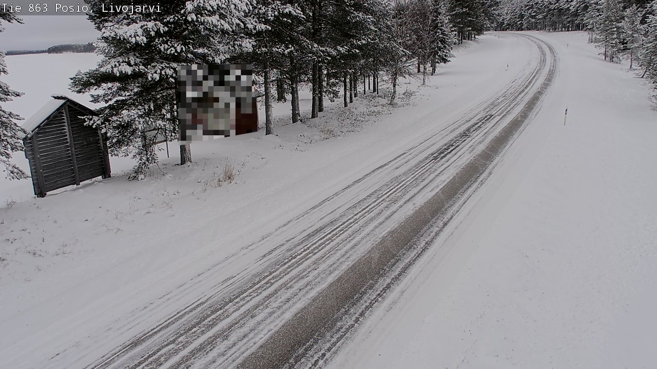 Kelikamerat Kuva Tie 863 Livojärvi, Posio, Lappi