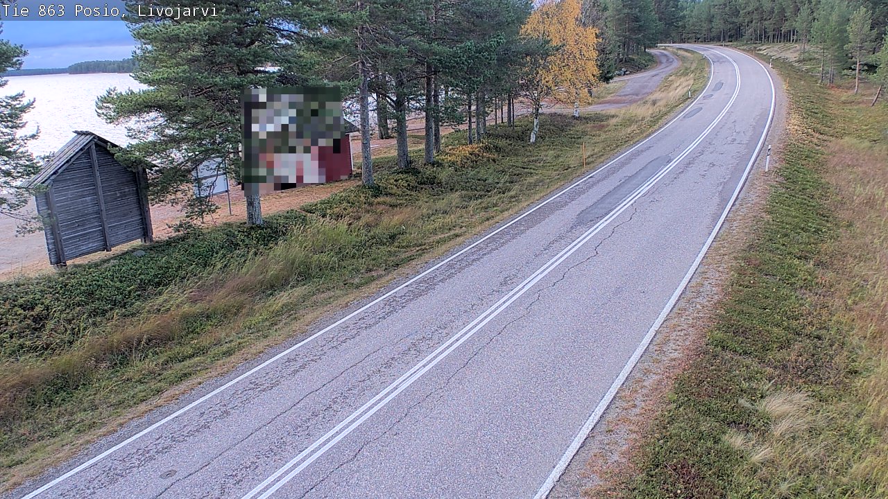 Kelikamerat Kuva Tie 863 Livojärvi, Posio, Lappi