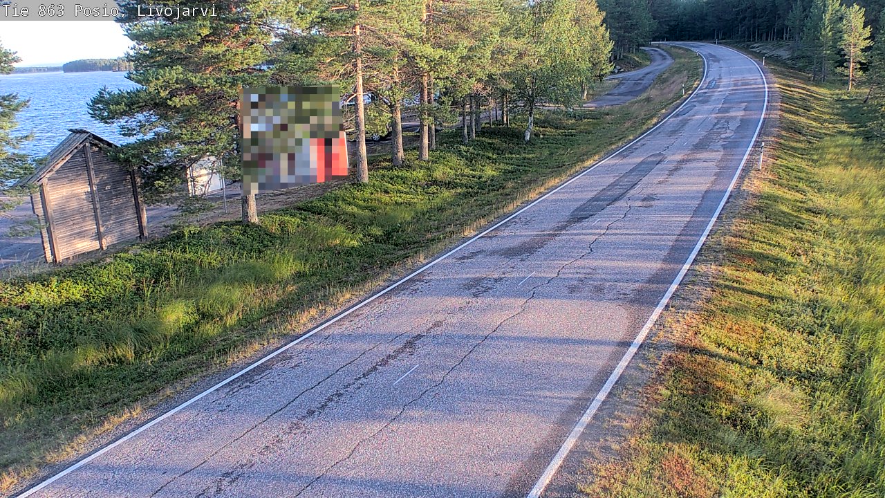 Kelikamerat Kuva Tie 863 Livojärvi, Posio, Lappi