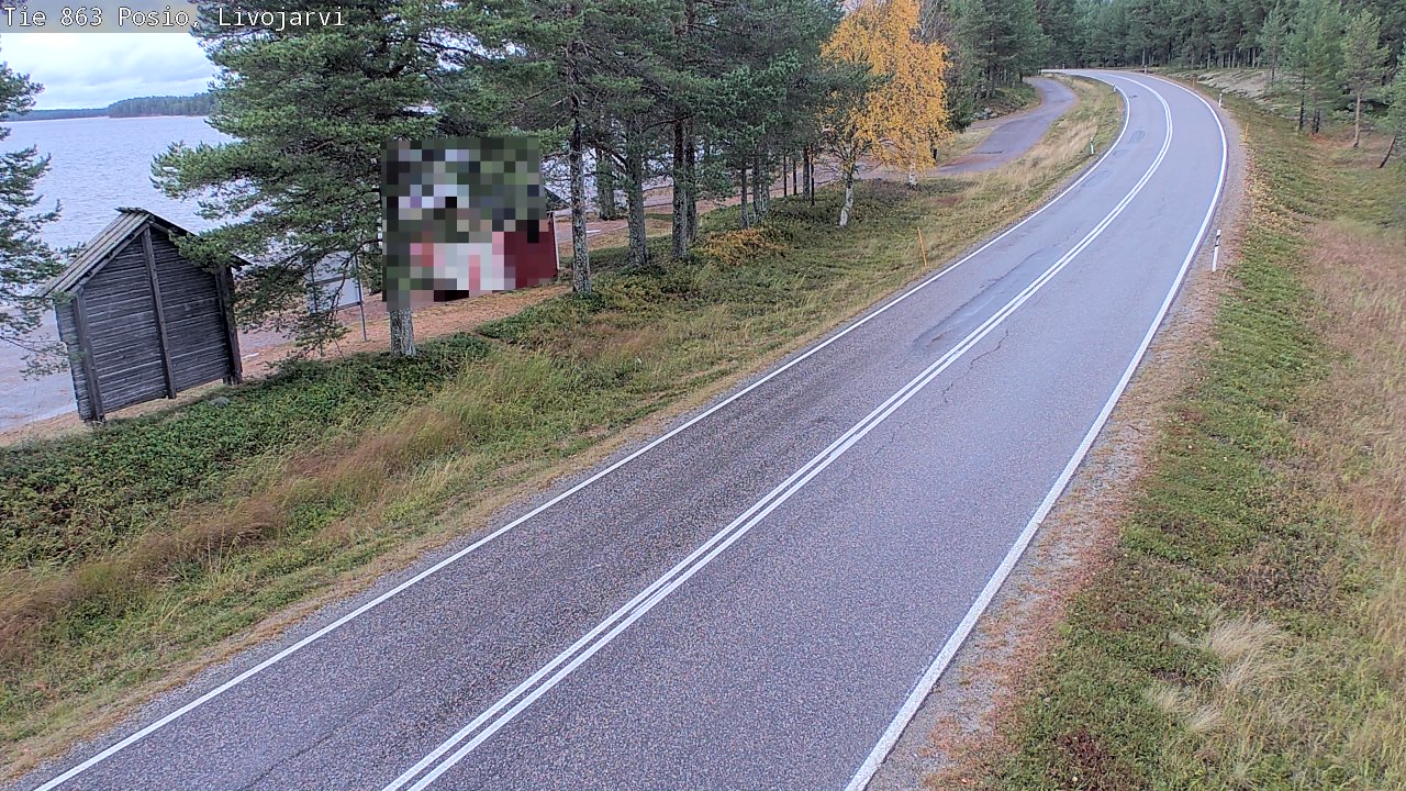 Kelikamerat Kuva Tie 863 Livojärvi, Posio, Lappi