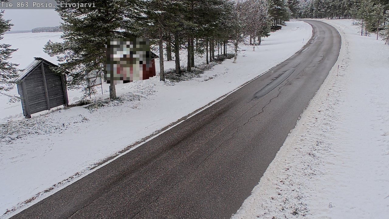 Kelikamerat Kuva Tie 863 Livojärvi, Posio, Lappi